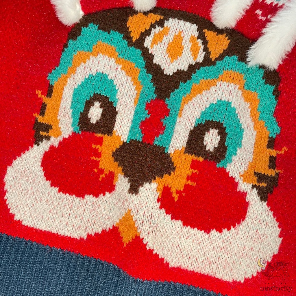 Áo Liền Quần Dệt Kim Dày Dặn In Họa Tiết Thỏ Hoạt Hình Phong Cách Trung Hoa Dễ Thương Thời Trang Cho Bé Trai Và Gái