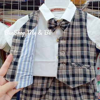 Set Vest Gile Bé Trai ( 6kg - 14kg )