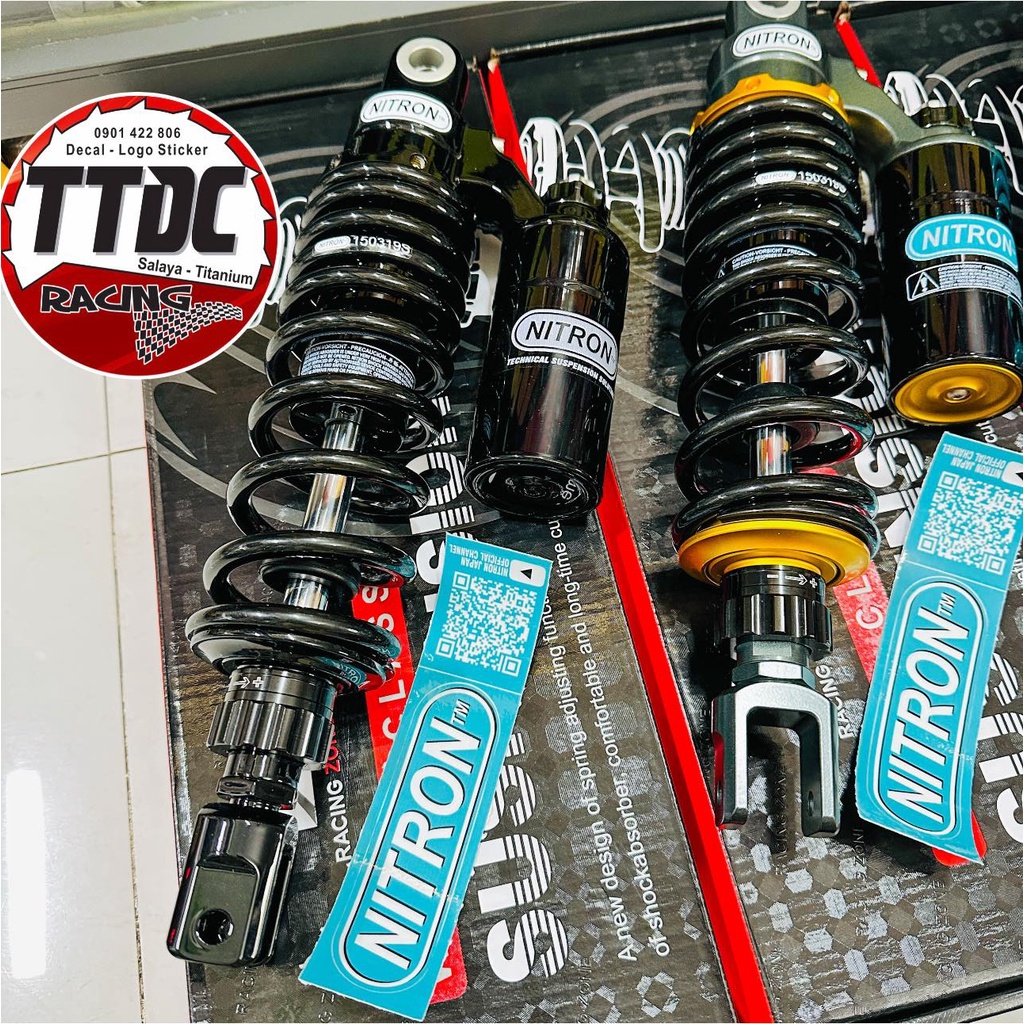 [ Giá 1 cây] Phuộc Nitron Vario Click Ab Vision Scoopy Lead tăng chỉnh thật bảo hành 12 tháng cực đẹp đủ màu ✌