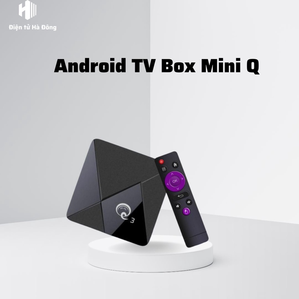 Android TV Box Mini Q-Biến Tivi thường thành Smart Tv, bắt Wifi xm 100 kênh truyền hình, Youtube miễn phí