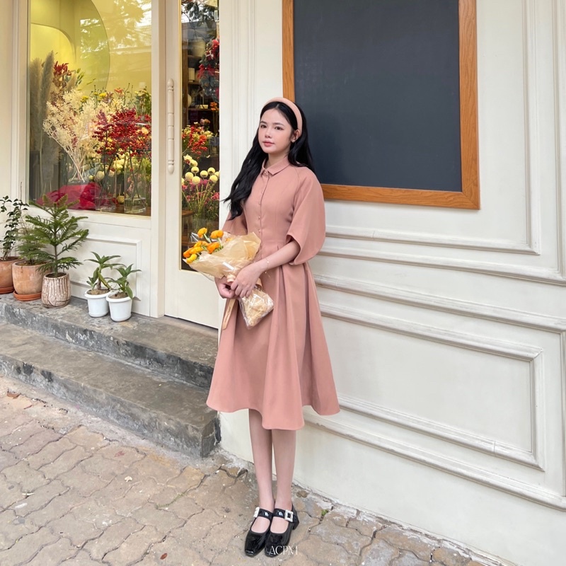 Erica dress / Váy sơ mi tay lỡ