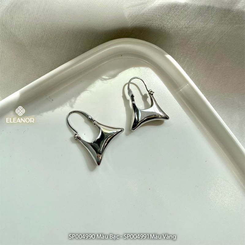 Bông tai nữ chuôi bạc 925 Eleanor Accessories thiết kế túi xách basic độc đáo phụ kiện trang sức 4990