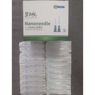 1 hộp kim meso 32G-4mm, hộp 100 kim màu xanh như hình, giá 750000 đồng, sản phẩm không thể thiếu trong spa và VTM.