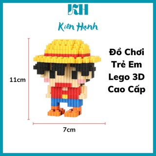 Đồ chơi lắp ráp mini one piece naruto luffy mô hình lắp ráp xếp hình anime rẻ 3D - KH
