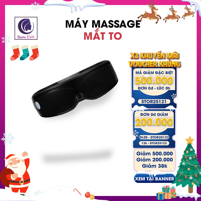 Máy Massage Mắt Máy Massage Mắt Trị Liệu ,Giảm Giảm Căng Thẳng Mệt Mỏi Mắt (BẢO HÀNH CHÍNH HÃNG 6TH)