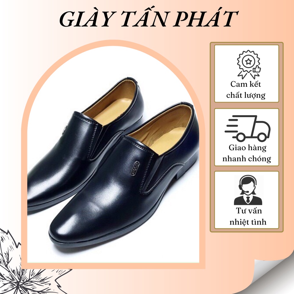 Giày Tây Công Sở Trơn Basic - Giày Da Nam Cao Cấp Lịch Lãm Dễ Phối Đồ