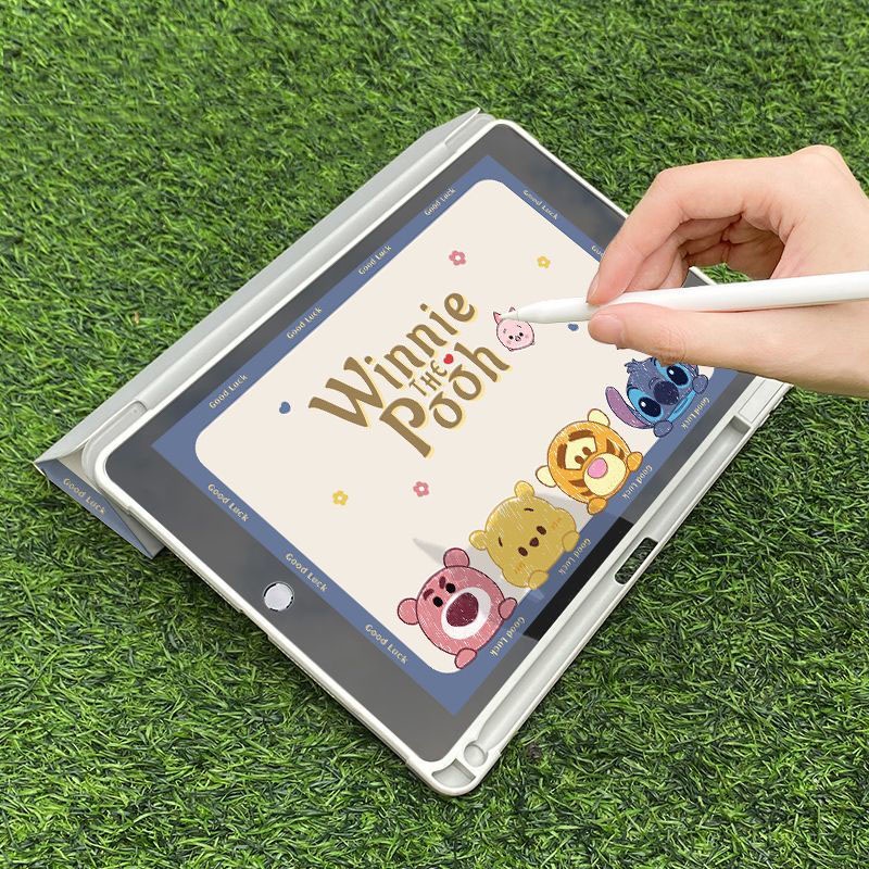 Bao Da Máy Tính Bảng Có Ngăn Đựng Bút Cho iPad 2021 Pro 11 2019 2020 10.2 7 / 8th 2018 9.7 5 / 6th Mini 4 5 Air 4 5