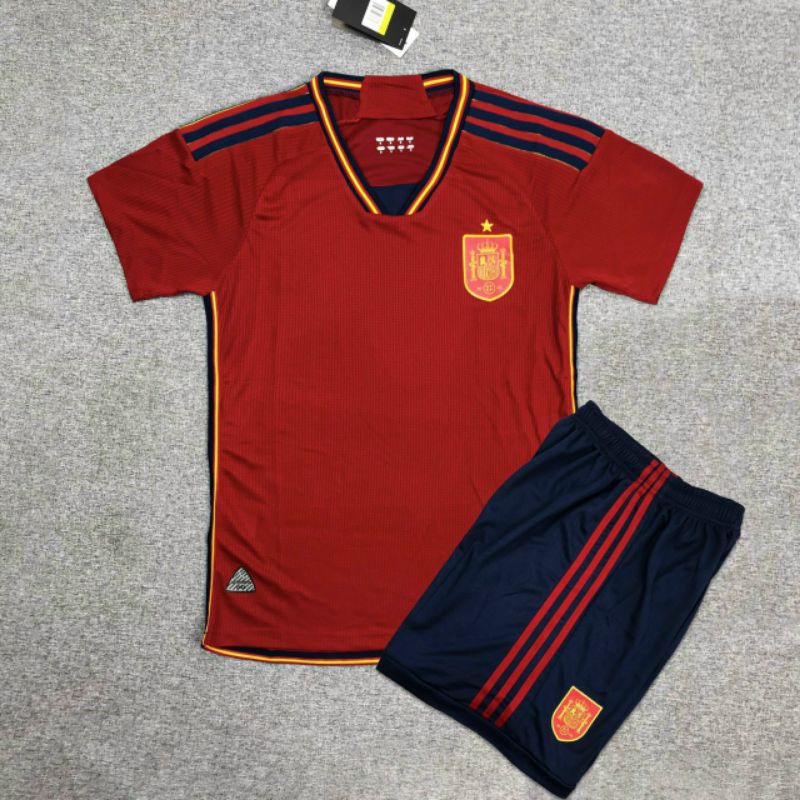 Áo đá bóng tuyển Tây Ban Nha 2022