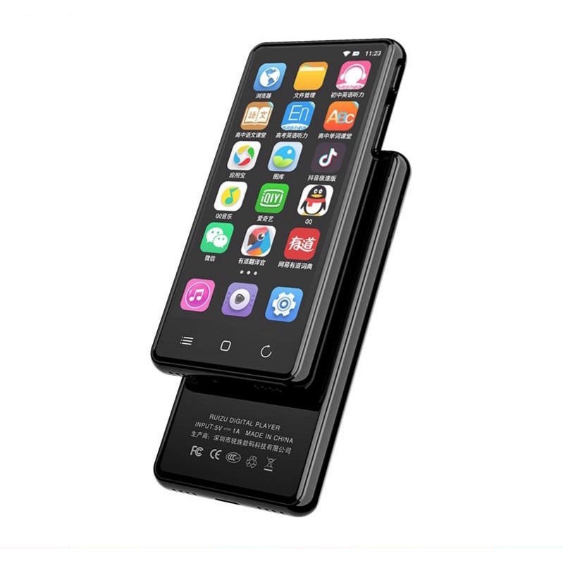 Ruizu H8 - Máy Nghe Nhạc, Xem Phim, Kết Nối Wifi, Bluetooth, Hệ Điều Hành Android, Màn Hình Cảm Ứng 