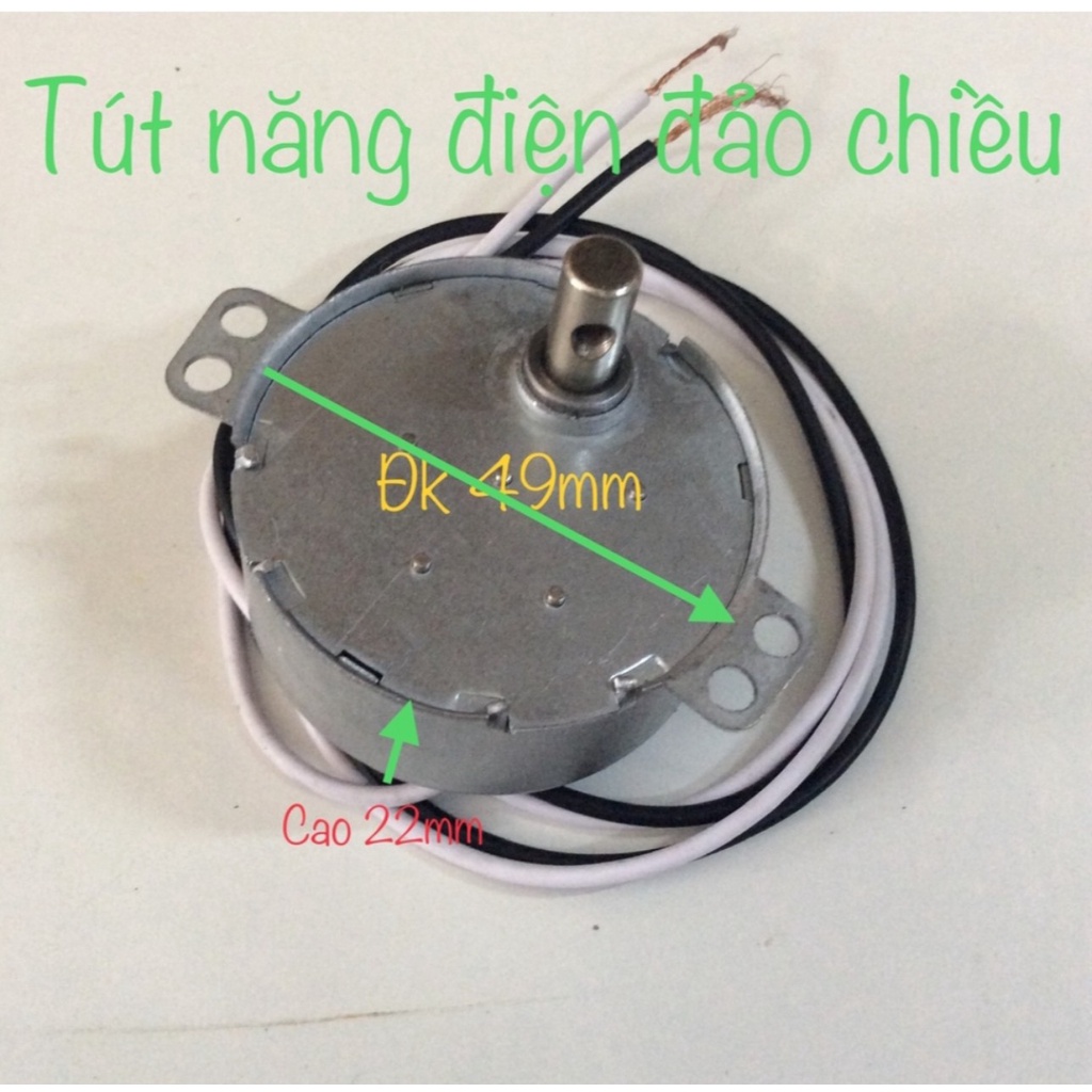 Nhông điện quạt 220v - mô tơ đảo - tút năng điện  - phụ tùng quạt thay thế nhiều loại quạt - diennuocvutu