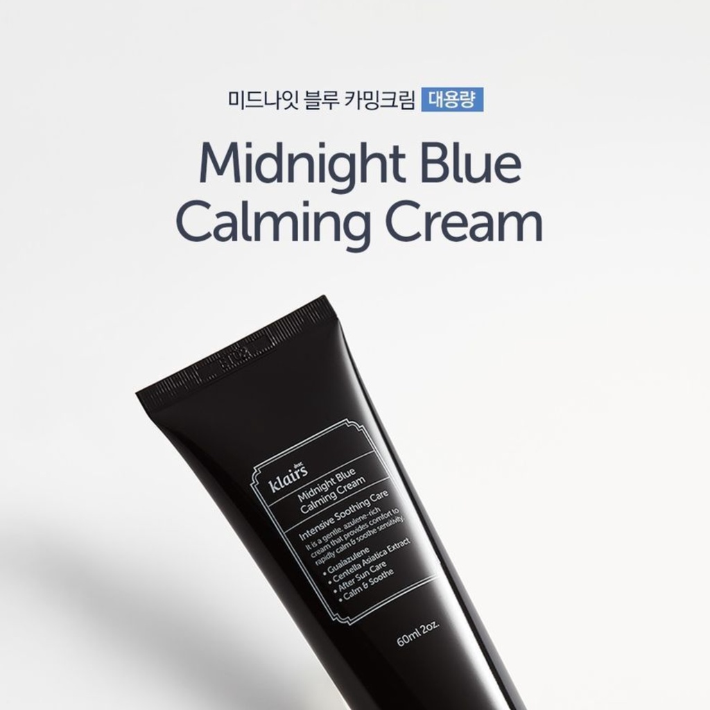 Kem Dưỡng Klairs Phục Hồi Da Midnight Blue Calming Cream Dưỡng Ẩm Ban Đêm 60ml
