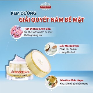 _Combo chăm sóc da ngày và đêm [kem chống nắng Sắc Ngọc Khang 50g & Kem dưỡng da ban đêm 10g]