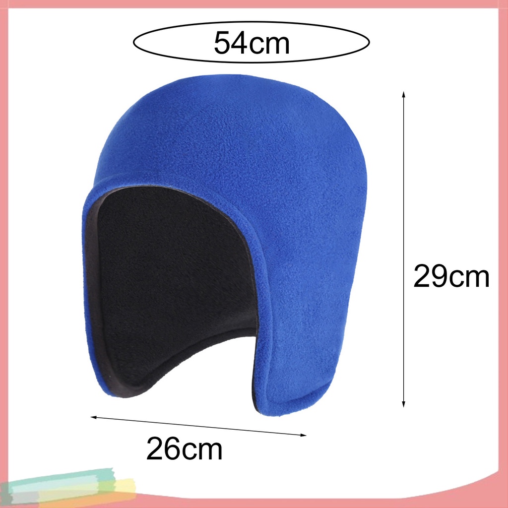 Mũ trùm đầu che tai chống gió/ chống biến dạng thoải mái cho nam nữ