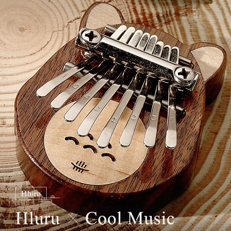 Đàn Kalimba Hluru 8 phím My Neighbor Totoro Round Ear Mini 8 key kalimba -Tonic