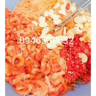 Mắm tép trộn đu đủ