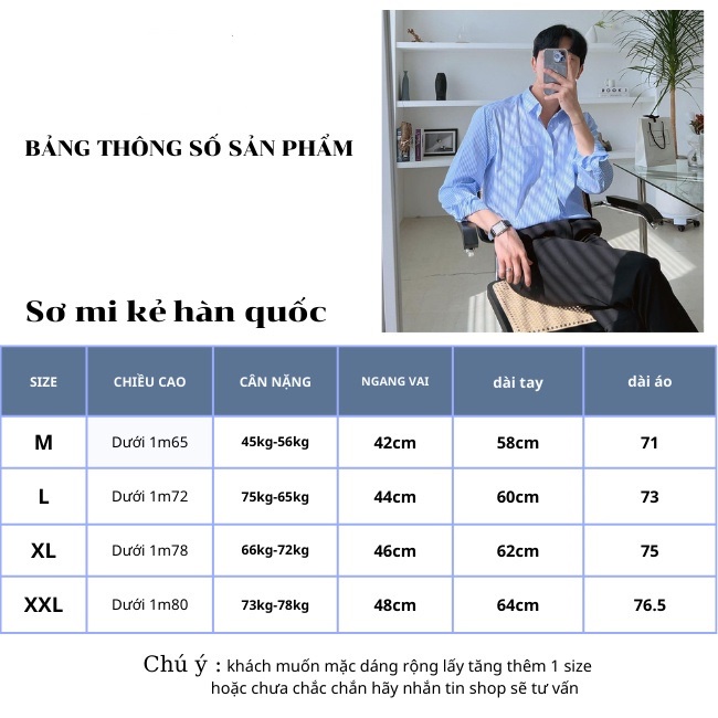 Áo sơ mi kẻ sọc JONATO, sơ mi form rộng chất vải cao cấp, kiểu dáng trẻ trung năng động