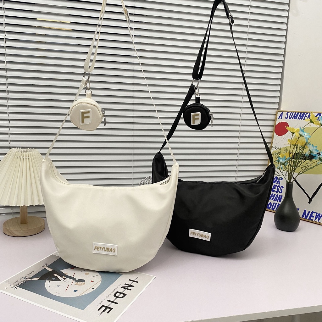 Túi đeo chéo kiểu mới 2022 túi đựng bánh bao bán buôn túi đeo vai nylon dung tích lớn phong cách Hàn Quốc túi nách inst