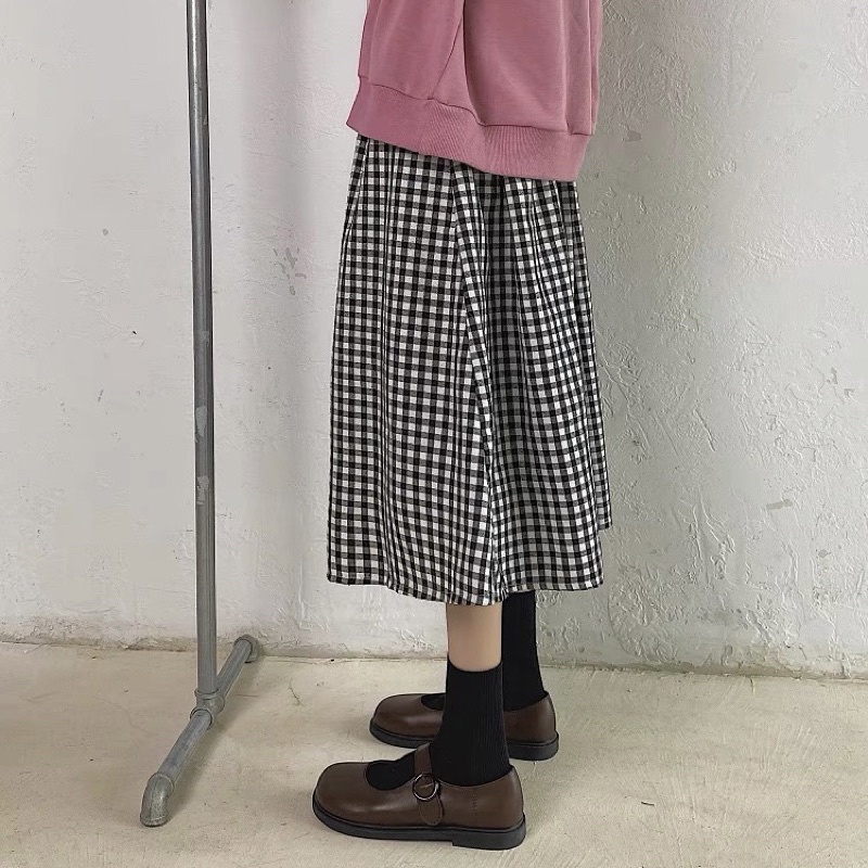 Giày Mary Jane Quai Da Basic Phong Cách Lolita Phong Cách Baby Nữ Sinh Nhật Bản - Phom Rộng Lùi Size