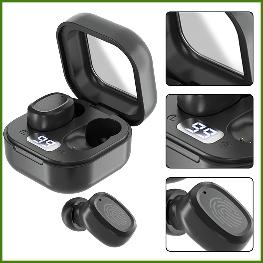 Tai nghe không dây màn hình led tai nghe không dây có màn hình led thời gian chơi công nghệ không dây 5.3 và rdavn