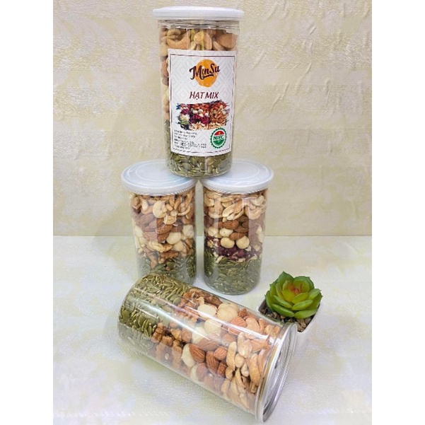 Granola không yến mạch Hạt Dinh Dưỡng Mix 5 loại 500g đã bóc vỏ thơm ngon hàng loại 1, đồ ăn vặt tại nhà