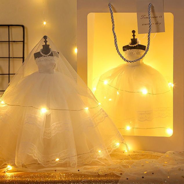 Mô Hình Váy Cưới Mini Trang trí - Quà tặng người yêu ý nghĩa