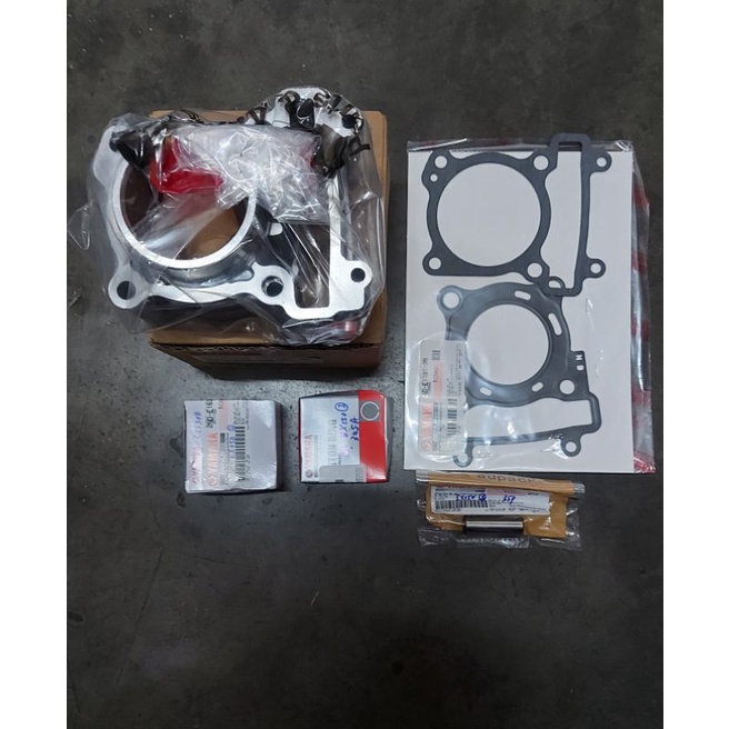 Full sét lòng Exciter 150 chính hãng gồm: Lòng, pittong, bạc, ắc pittong và ron xilanh, quy lát