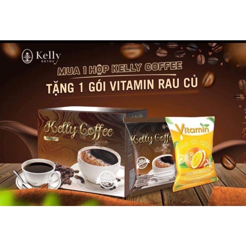 CÀ PHÊ GIẢM CÂN KELLY COFFEE _ CAM KẾT CHÍNH HÃNG