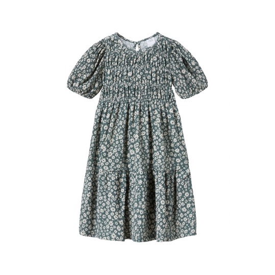 Váy hoa nhí xanh Zara size 8y, 13-14y