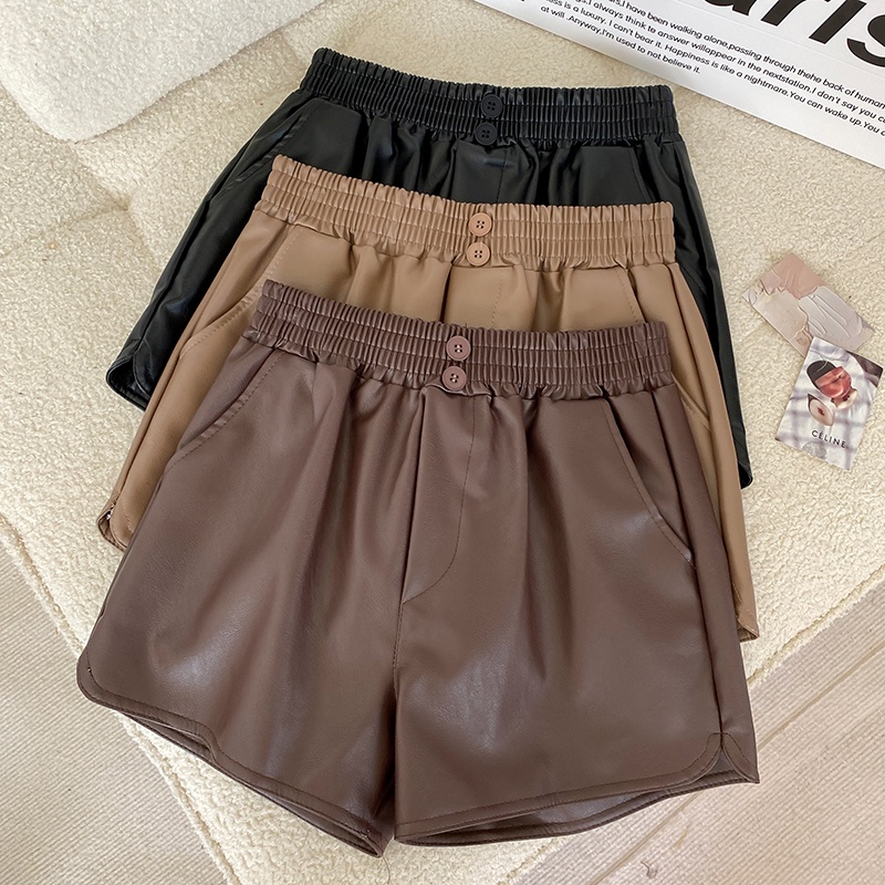 Quần short Nữ Lưng Cao Ống Rộng Thời Trang Hàn Quốc