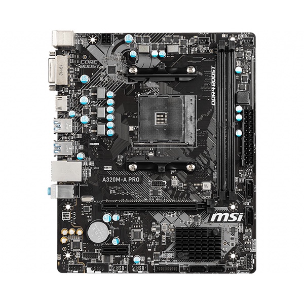 Bo mạch chủ MSI A320M A PRO (AMD A320, Socket AM4). Mainboard MSI A320M-A PRO m-ATX, 2 khe RAM | BigBuy360 - bigbuy360.vn