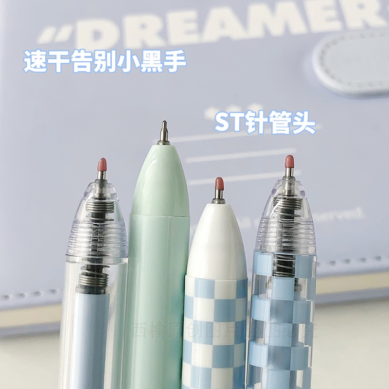 Bút gel MURA-8143 Blue Love mực đen ngòi 0.5mm