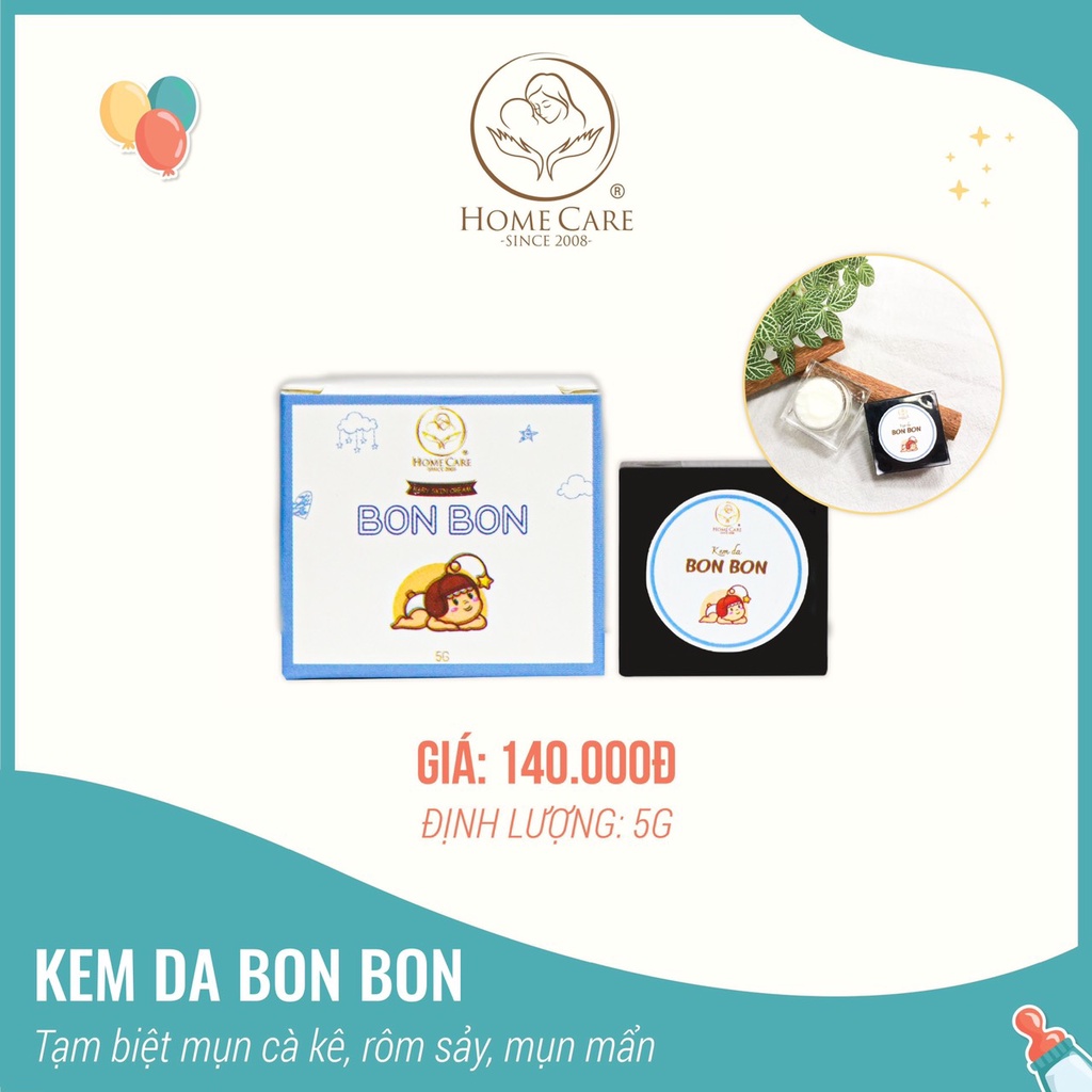 Kem hăm từ thiên nhiên đánh bay hăm ngứa cho bé Home Care - hộp 5g