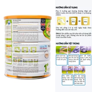 COMBO 2 HỘP SỮA BỘT COLOS OPTI 0/1+ 800G