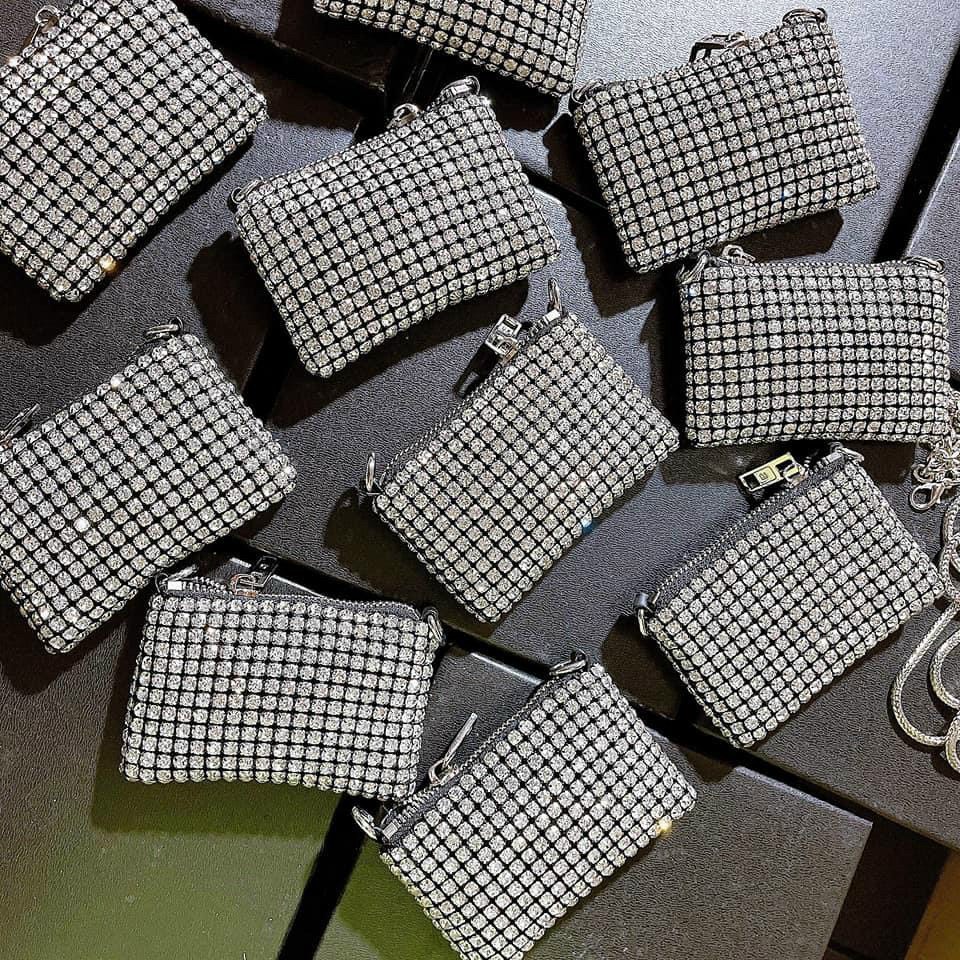 Ví Wang đá Mini 11cm Kèm 2 Bản Dây Chuẩn Hàng 1;1 Q.c Cao Cấp MTA199