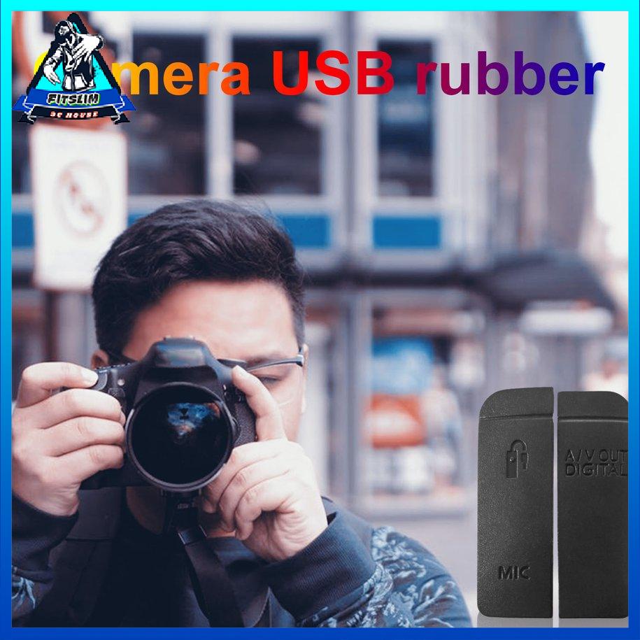 [Fit] 1 Nắp Cửa Cao Su Tương Thích Usb/Hdmi Cho Máy Ảnh Canon 6D [S/25]