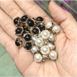 5 Nút kiểu hạt trai 12mm.