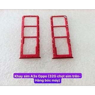 Khay sim A3s Oppo 32G chọc sim trên