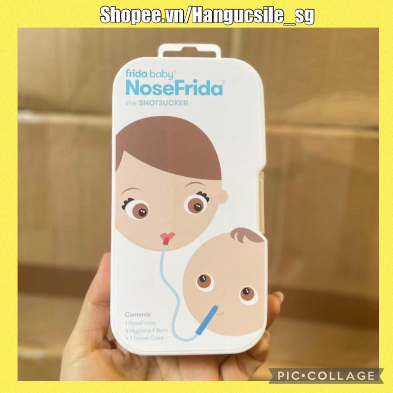 Dụng cụ hút mũi Nosefrida Thụy Điển cho bé từ 0-3 tuổi, mẫu mới