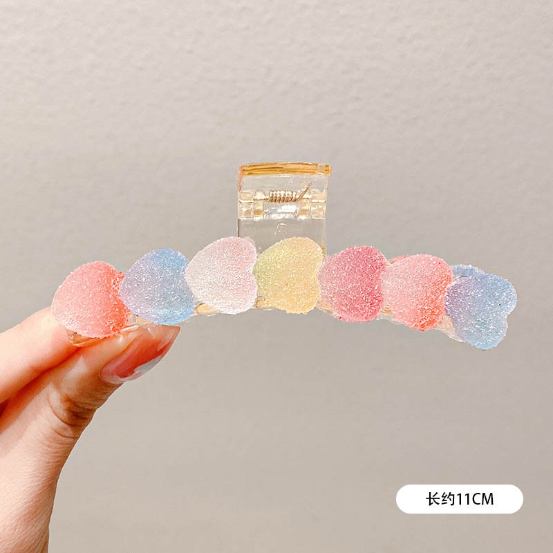 Kẹp Tóc Màu Kẹo Ngọt Họa Tiết Hoạt Hình Phong Cách Nhật Bản Cho Nữ