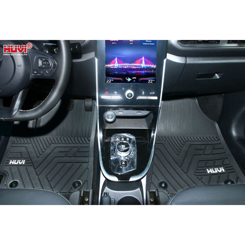 THẢM SÀN CAO CẤP HUVI NHỰA NGUYÊN SINH TPE 2D CHO VINFAST E34