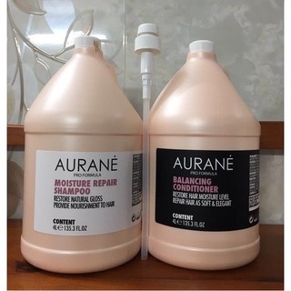 Dầu gội và Dầu Xả Aurane làm sạch suôn mượt tóc 4000mlx2