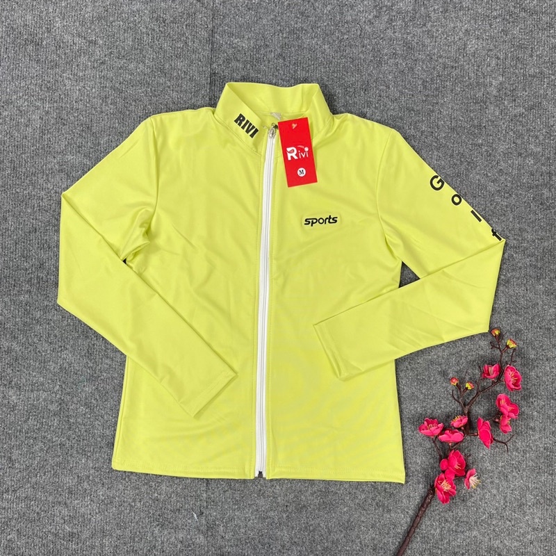 Áo khoác, áo dài tay golf, tennis xinh, chất cao cấp 2 lớp ạ.