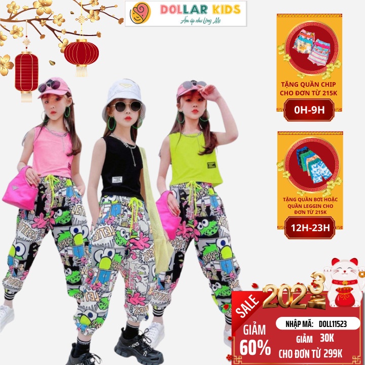 Đồ Bộ Dollarkids Cho Bé Gái Từ 10kg Đến 46kg