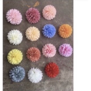 Đầu hoa cúc xù trang trí