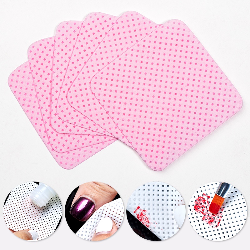 Túi 90/ 180/ 540 khăn lau móng MTSSII bằng lông cừu tẩy sơn làm sạch tiện dụng