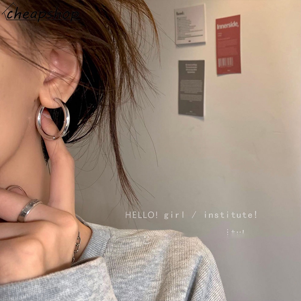 iF YOU Bông Tai Bằng Thép Titan Đính Ngọc Trai Phong Cách Vintage Thời Trang Dành Cho Nữ