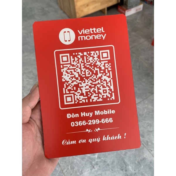 Bảng quét mã thanh toán QR Code
