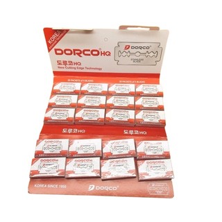 Dao lam cạo râu dorco hq đỏ 100 lưỡi