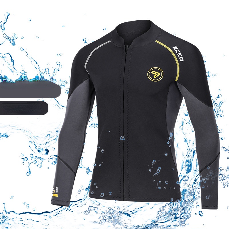 1.5MM Split tay áo dài Diving Suit Chống lạnh ấm Diving Suit Kích thước lớn Surf Suit