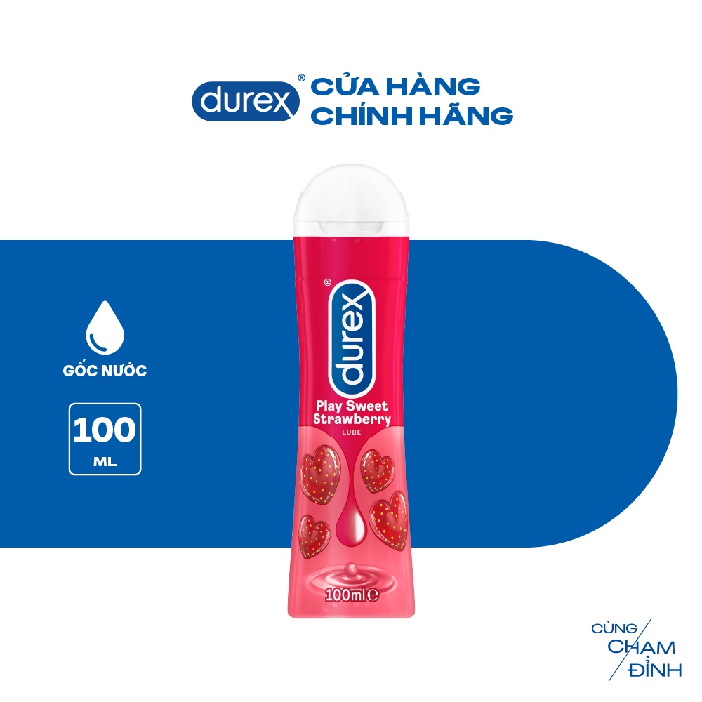 Gel bôi trơn Durex Play Strawberry hương dâu 100ml/chai